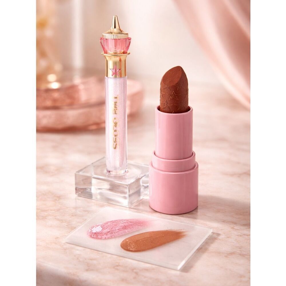 NIB Jeffree Star 1 The Gloss Lip Gloss and 1 Velvet Trap Lipstick